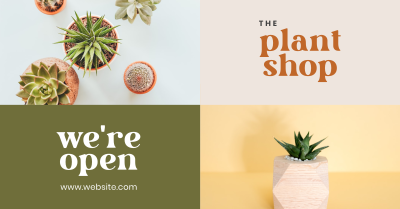 Plant Shop Opening Facebook ad
