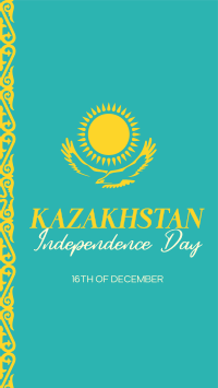 Ornamental Kazakhstan Day Instagram Story Design