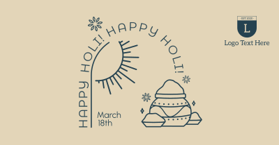 Happy Holi! Facebook ad