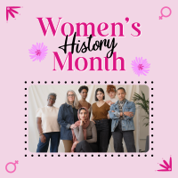 Celebrating Women History Instagram Post Design