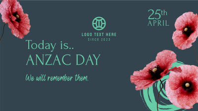 Anzac Day Message Facebook event cover Image Preview