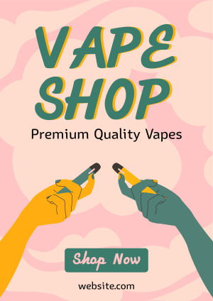 Premium Vapes Flyer Image Preview