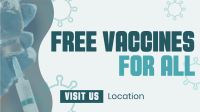 Free Vaccination For All Video Design