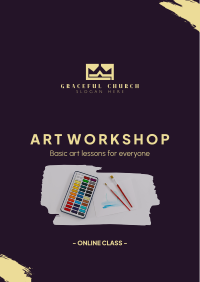 Art Class Workshop Flyer Image Preview