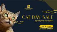 Cat Day Sale Facebook event cover Image Preview