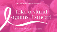 Fight Against Cancer Facebook Event Cover Image Preview