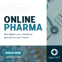 Online Pharma Business Medical Instagram post Image Preview