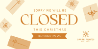 Christmas Closed Holiday Twitter post Image Preview