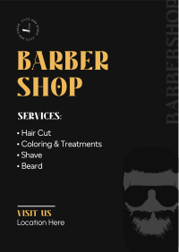 Bearded Services Flyer Image Preview