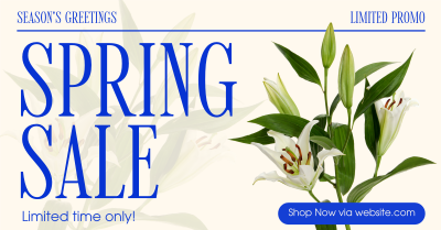 Spring Season Promo Facebook ad Image Preview