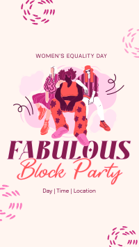 We Are Women Block Party Instagram Story Design