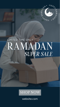 Ramadan Shopping Sale Instagram Reel Design