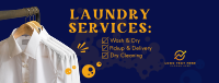 Laundry Services List Facebook Cover Design