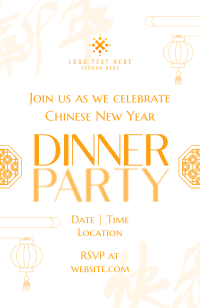 Chinese New Year Party Invitation Preview