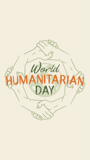 World Humanitarian Day Instagram story Image Preview