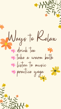 Ways to relax Facebook story Image Preview