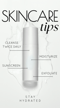 Minimalist Skincare Tips Instagram Story Preview