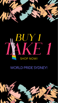 World Pride Sydney Promo Instagram Story Design