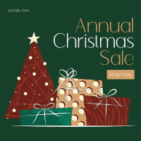 Annual Christmas Sale Instagram Post Design
