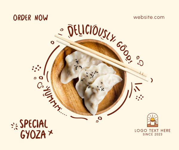 Special Gyoza Facebook Post Design Image Preview