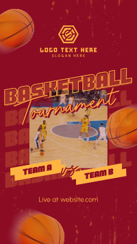 Basketball Game Tournament Instagram Reel Design