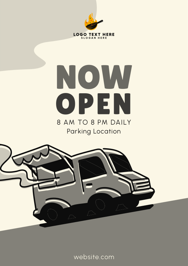 Food Truck Smell Poster Design Image Preview