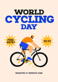 World Bicycle Day Poster Image Preview