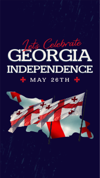 Let's Celebrate Georgia Independence TikTok video Image Preview