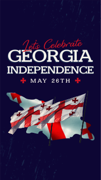 Let's Celebrate Georgia Independence TikTok Video Image Preview