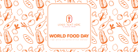 World Food Day Pattern Facebook cover Image Preview