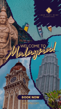 Welcome to Malaysia Instagram story Image Preview