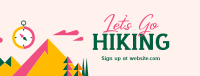 Mountain Hiking Trail Facebook cover Image Preview