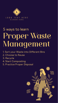 Proper Waste Management Instagram reel Image Preview