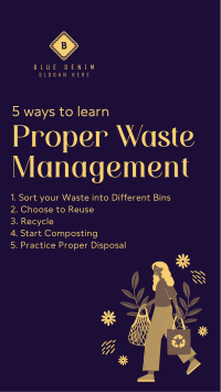 Proper Waste Management Instagram Reel Image Preview