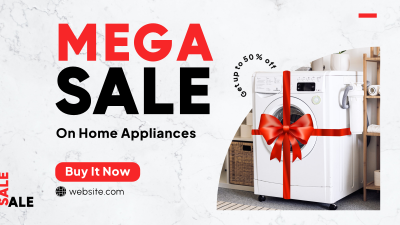 Washing Mega Sale Facebook event cover Image Preview