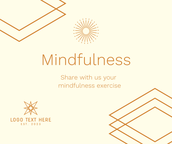 Mindfulness Exercise Facebook Post Design Image Preview