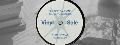 Vinyl Record Sale Facebook cover Image Preview