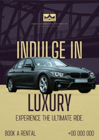 Luxury Car Rental Poster Image Preview