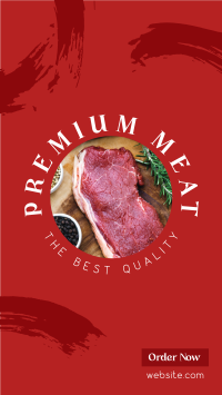 Premium Meat Facebook Story Design