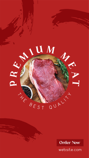 Premium Meat Facebook story Image Preview