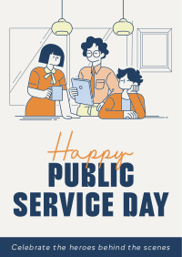UN Public Service Day Flyer Image Preview