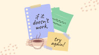 Post it Motivational Notes Facebook Event Cover Image Preview