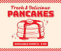 Retro Pancakes Facebook post Image Preview
