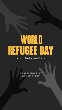 World Refugee Day YouTube Short Image Preview