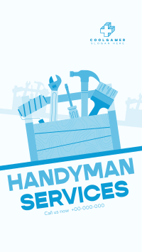 Handyman Toolbox Facebook Story Design
