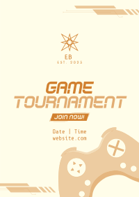 Game Tournament Poster Design