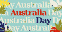 Australia Day Pattern Facebook ad Image Preview