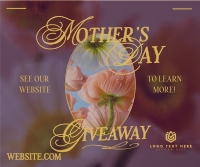 Mother Giveaway Blooms Facebook Post Design