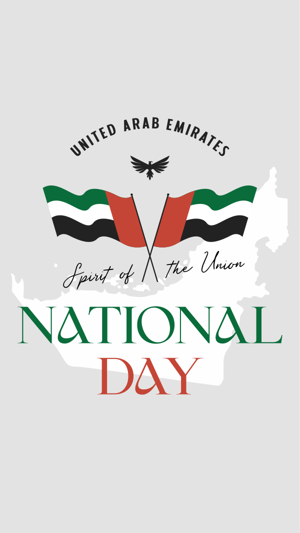 Simple UAE Day Instagram Story Design