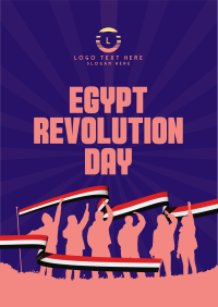 Celebrate Egypt Revolution Day Poster Image Preview